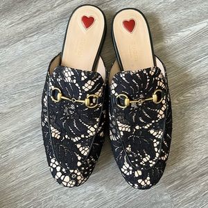 GUCCI BLACK LACE Slides ✔️🖤
